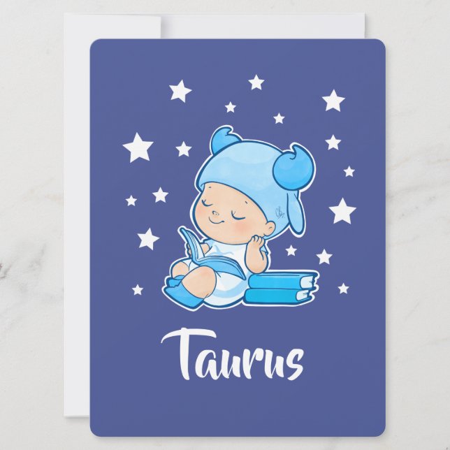 Babytoon Taurus Collectable Card (Framsida)