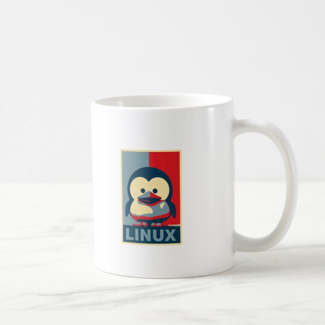BabyTuxLinux Kaffemugg (Höger)