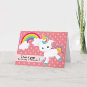 Babyunicornen * välj din bakgrundsfärg tack kort
