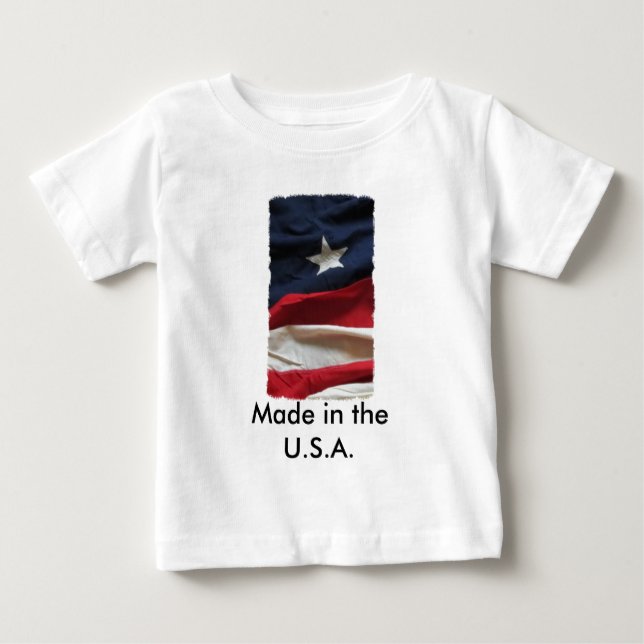 Babyutslagsplats~ som göras i USA Tee Shirt (Framsida)