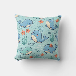 Babyvalkudde – Oceanpastellmönster Kudde