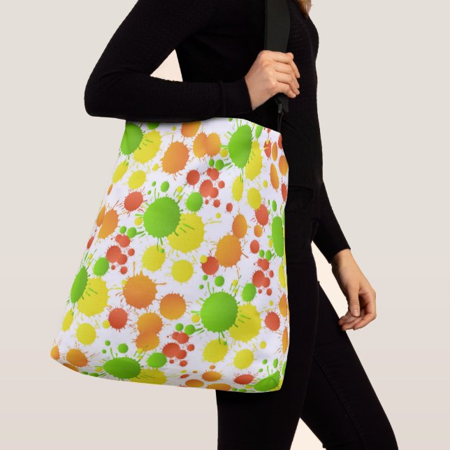 Babyväska - Rundtryck Cross Body-väska, Medium Axelväska (Närbild)