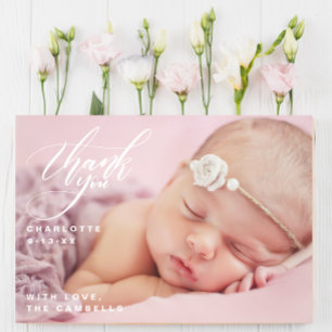 Babyvisningsprogram - Tacken Baby fotoskript Tack Kort