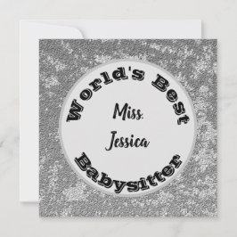 Babyvvakt Apprecition Marved Silver Tack