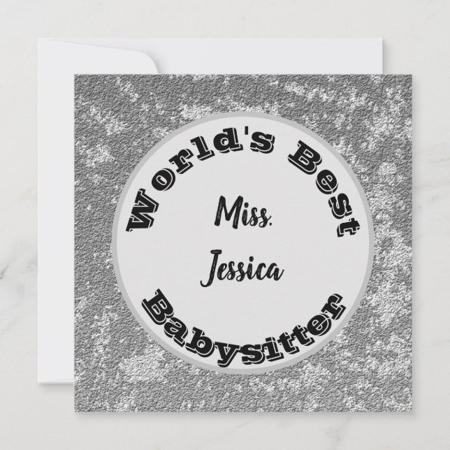 Babyvvakt Apprecition Marved Silver Tack (Framsida)