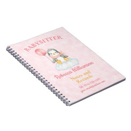 Babyvvakt Cute Penguin Notes och Record Anteckningsbok