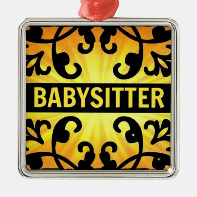 Babyvvakt Damask jul Ornament (Framsidan)