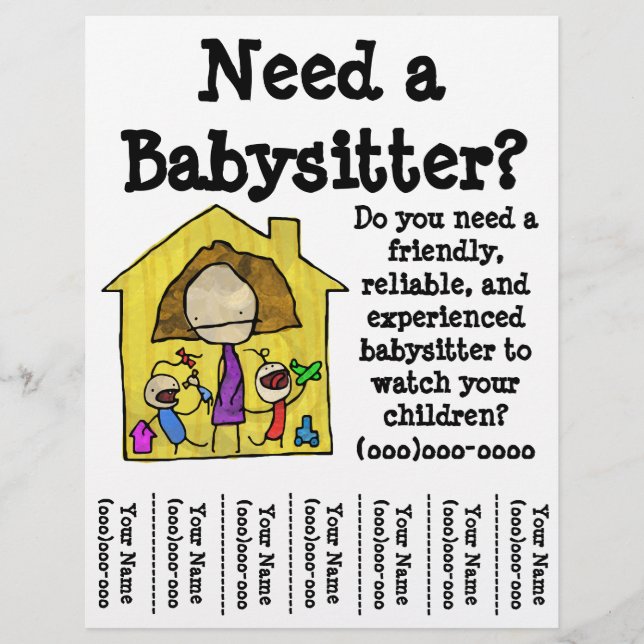 Babyvvakt Flyer (Framsidan)