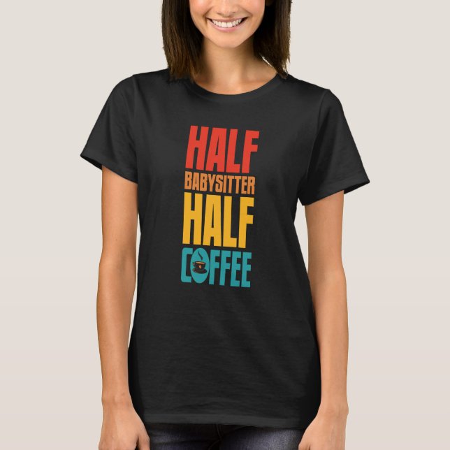 Babyvvakt för kaffe t shirt (Framsida)