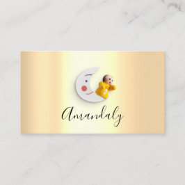 Babyvvakt Nanny Professionell Child Daycare Moom Visitkort