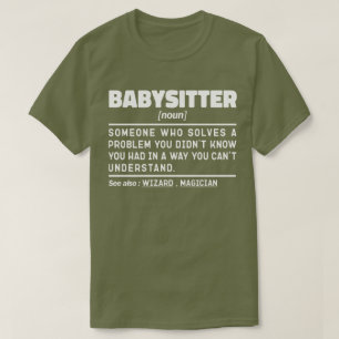 Babyvvakt Noun Definition Daycare Worker Birthday T Shirt