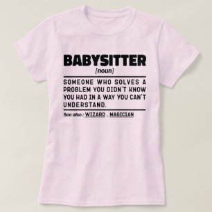 Babyvvakt Noun Definition Daycare Worker Birthday T Shirt