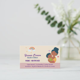 Babywatch Professionell Business | Cute Rainbow Visitkort