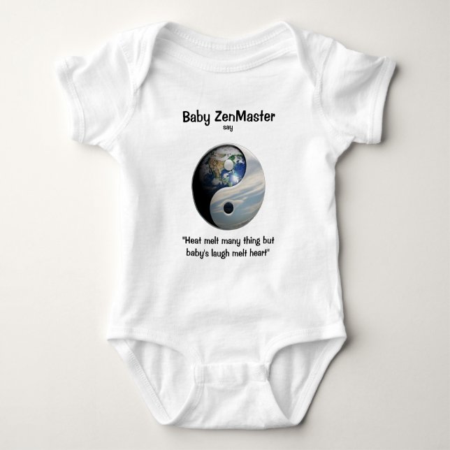 BabyZenMaster något att säga…, (Personifiera Tee Shirt (Framsida)