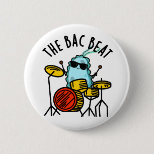 Bac Beat Funny Drummer Bacteria Pun Knapp