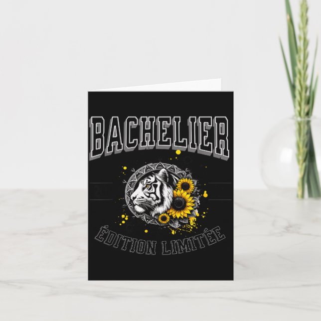 Bac Diploma 2025 Tiger Limited Edition New Bachelo Kort (Framsida)