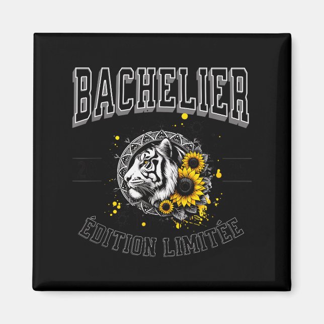 Bac Diploma 2025 Tiger Limited Edition New Bachelo Magnet (Framsidan)