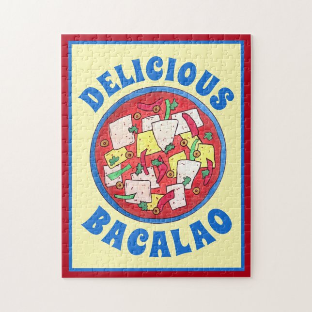 Bacalao Puerto Rican Cuisine Salted Cod Fish Stew Pussel (Vertikal)