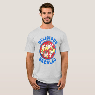 Bacalao Puerto Rican Cuisine Salted Cod Fish Stew T Shirt