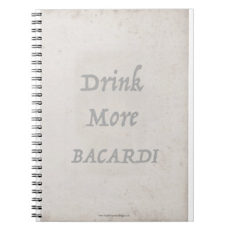 bacardi by tony fernandes anteckningsbok