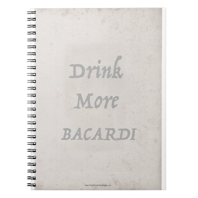 bacardi by tony fernandes anteckningsbok (Framsidan)