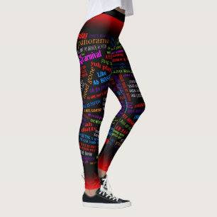 Bacchanal i De Carnival Leggings
