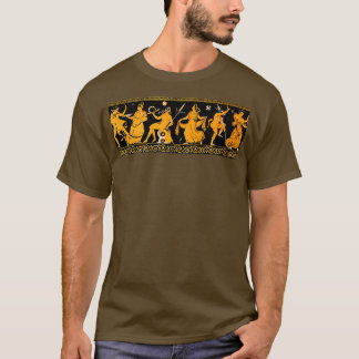Bacchanalia Greek Vase Attic Red figure T Shirt