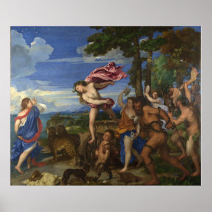 Bacchus and Ariadne by Titian - Poster