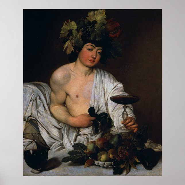 Bacchus by Caravaggio - Poster (Framsidan)