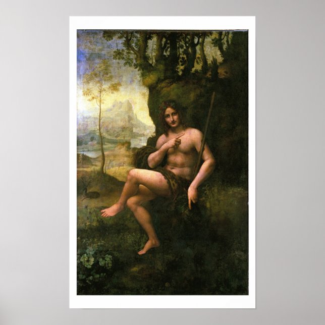 Bacchus, c.1695 (olja på kanvas) poster (Framsidan)