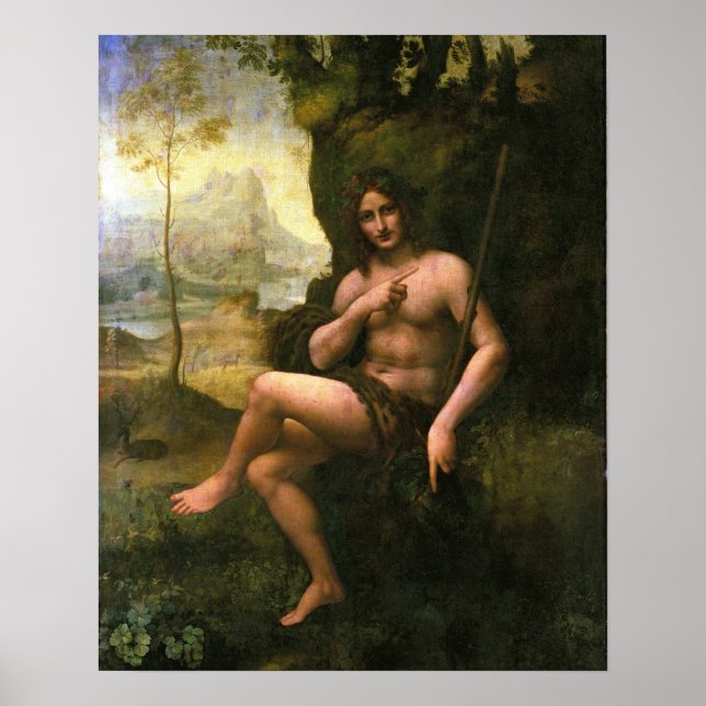 Bacchus, c.1695 (olja på kanvas) poster (Framsidan)