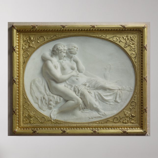 Bacchus comforting Ariadne, 1793 Poster (Framsidan)