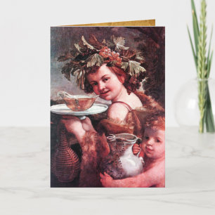 BACCHUS, DRUVOR OCH PARCHMENT RO VIN KORT