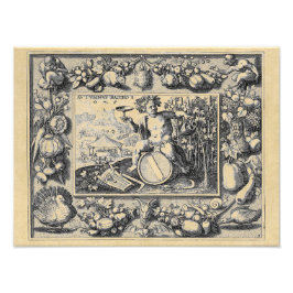 Bacchus gud i Vin Fototryck