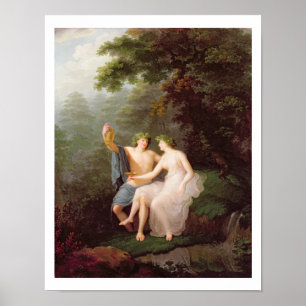 Bacchus och Ariadne Poster