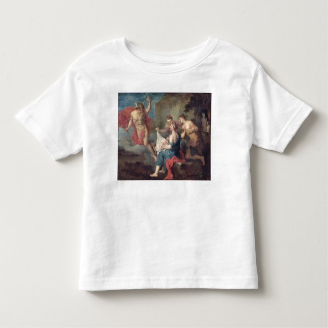 Bacchus som levereras till nymphsna av Nysa T-shirt (Framsida)