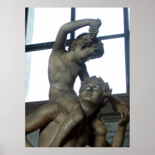 Bacchus Statue i Vatikanen ~ Rom, Italien Poster