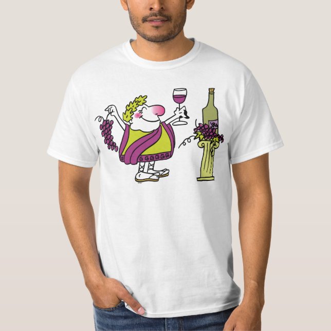 Bacchus & vin t-shirt (Framsida)