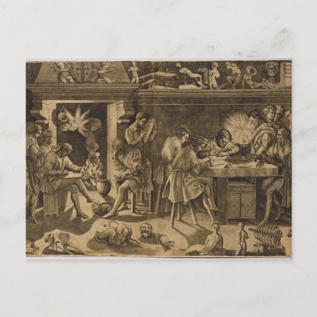 Baccio Bandinelli, 1547 Vykort (Framsida)