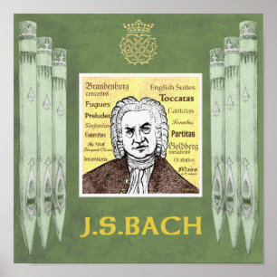 BACH-affisch Poster