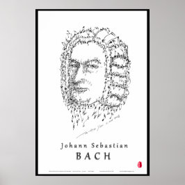 Bach Ansikte the Music Poster
