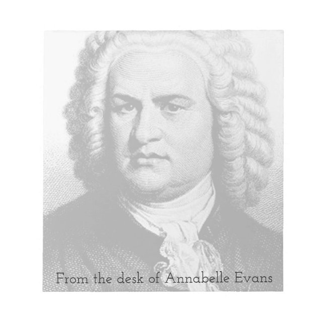 Bach Anteckningsblock (Framsida)