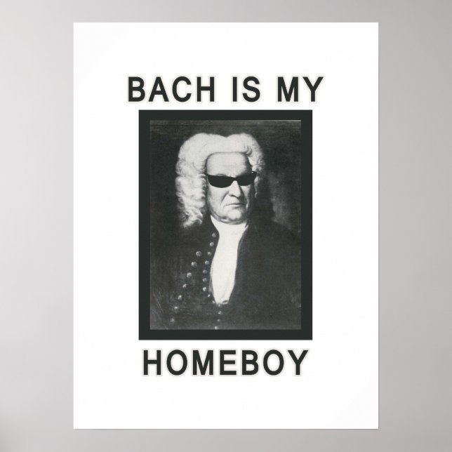 Bach är min Homeboy Poster (Framsidan)