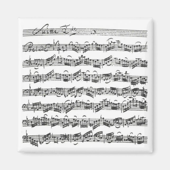 Bach Cello Suite Magnet (Framsidan)