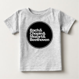 Bach, Chopin, Mozart och Beethoven T Shirt