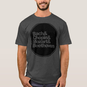 Bach, Chopin, Mozart och Beethoven T Shirt