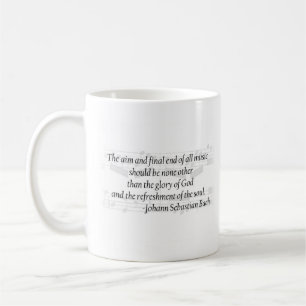 Bach citationsteckenmugg kaffemugg