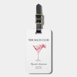Bach Club Pink Cocktail Möhippa Tjejresa Bagagebricka