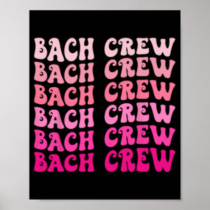 Bach Crew Bride Brudens sida Bachelorette Matc Poster