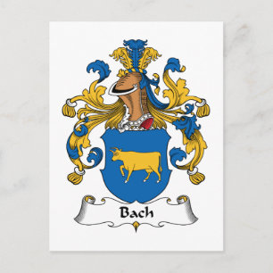 Bach familjevapen vykort